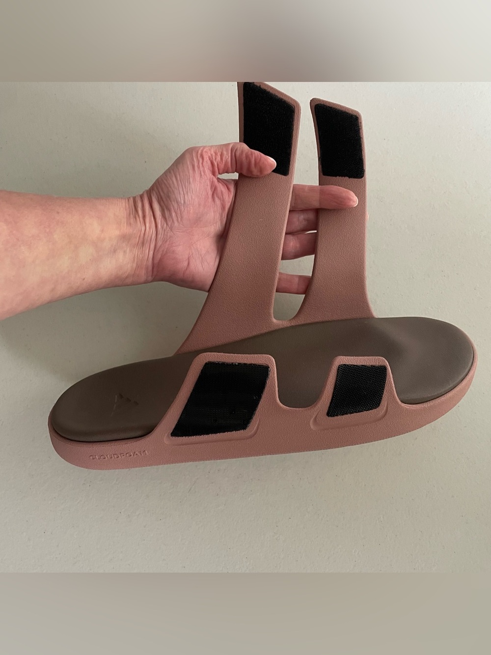 Adidas Znsory Cloudfoam Double Strap Slide Sandals Pink Women's 10 / Men's 9 - Picture 5 of 11